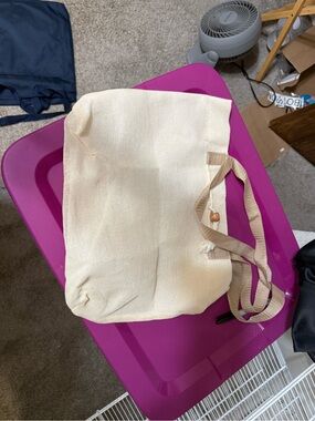 Canvas Tote Bag in Cream — Unbranded